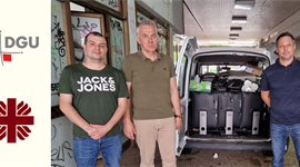Slika: VRIJEDNA DONACIJA DRŽAVNE GEODETSKE UPRAVE ŽUPNOM CARITASU ZABOK