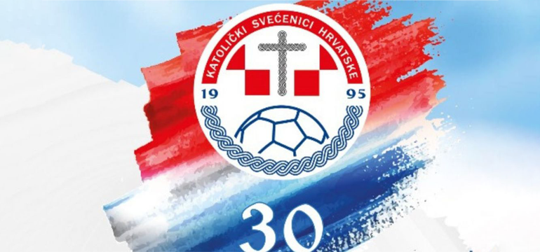 Slika: PROSLAVA 30. OBLJETNICE NOGOMETNE REPREZENTACIJE HRVATSKIH SVEĆENIKA